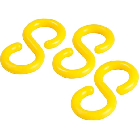 Brady BradyLink Post S-Hooks, Yellow, 36PK 78257